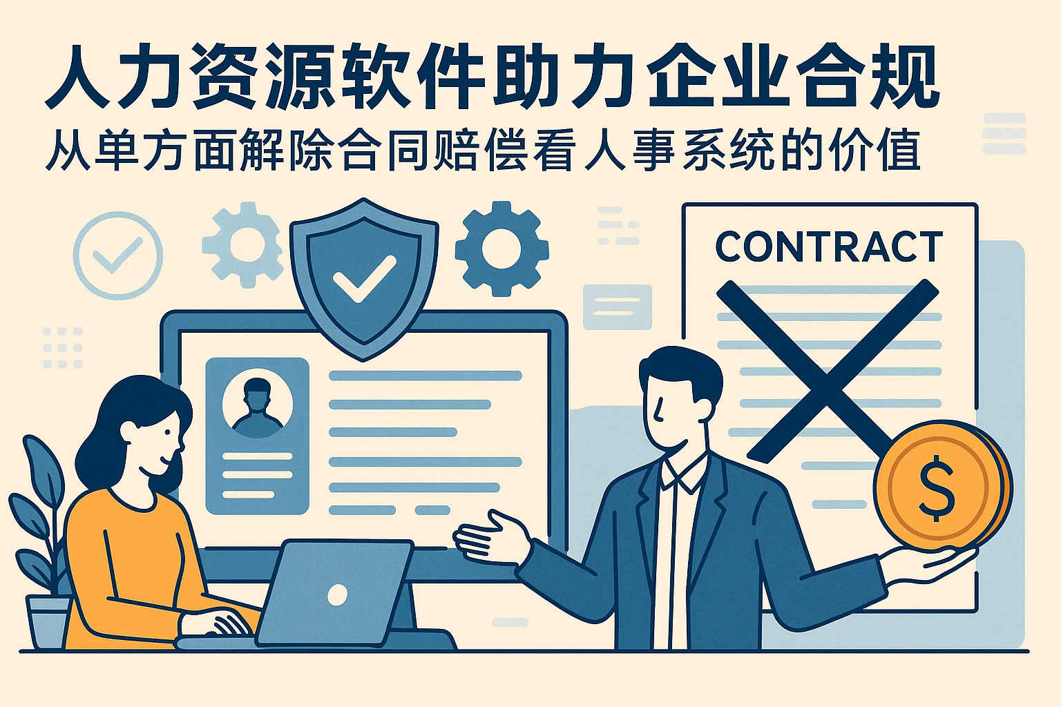 人力资源软件助力企业合规：从单方面解除合同赔偿看人事系统的价值