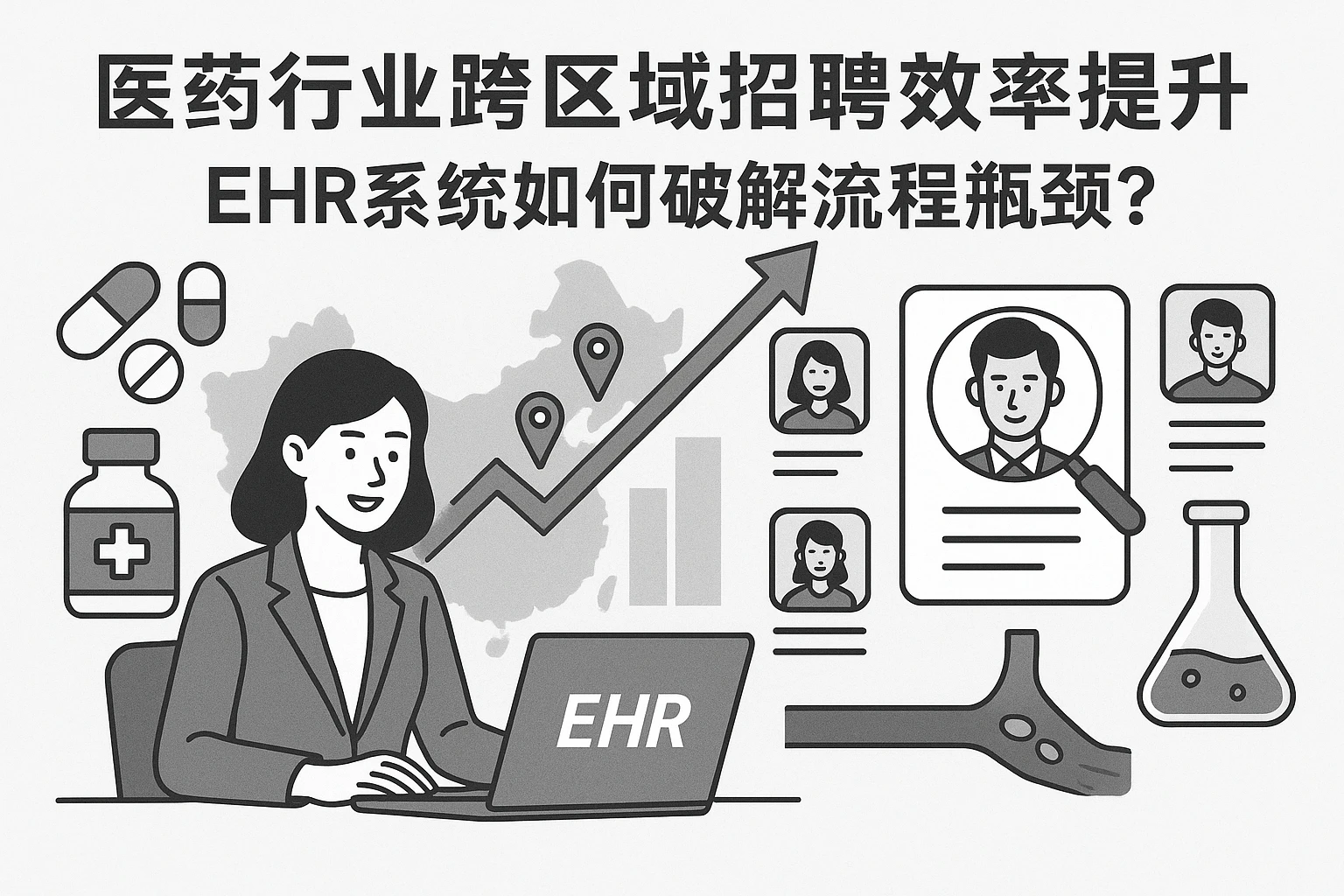 医药行业跨区域招聘效率提升：ehr系统如何破解流程瓶颈？