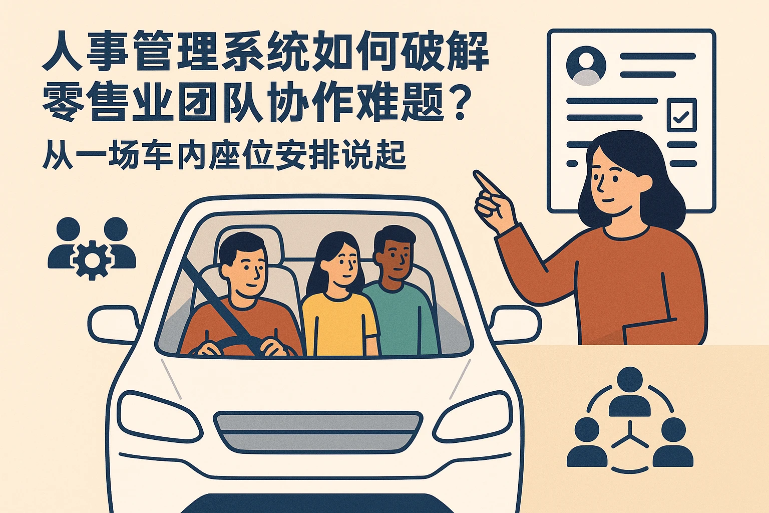 人事管理系统如何破解零售业团队协作难题？从一场车内座位安排说起