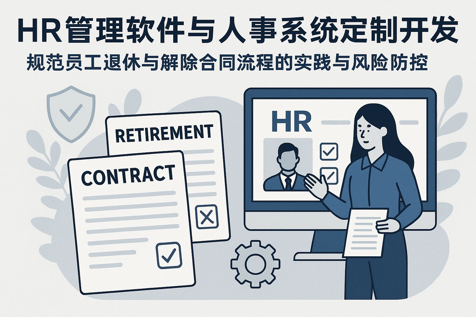 HR管理软件与人事系统定制开发：规范员工退休与解除合同流程的实践与风险防控