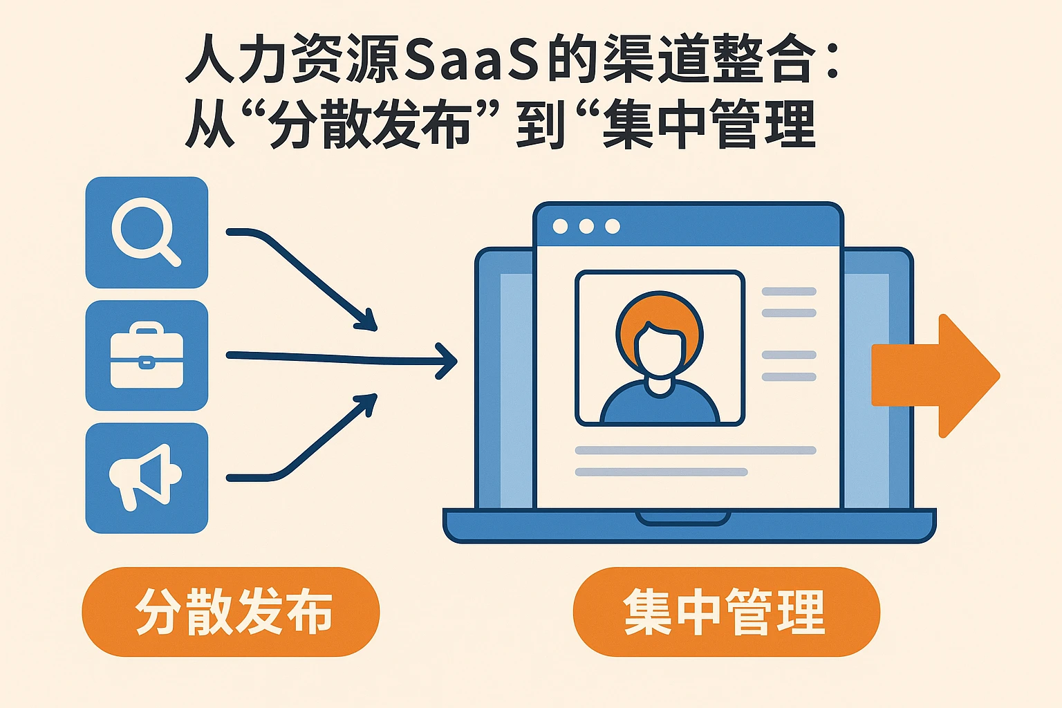 2. 人力资源SaaS的渠道整合：从“分散发布”到“集中管理”