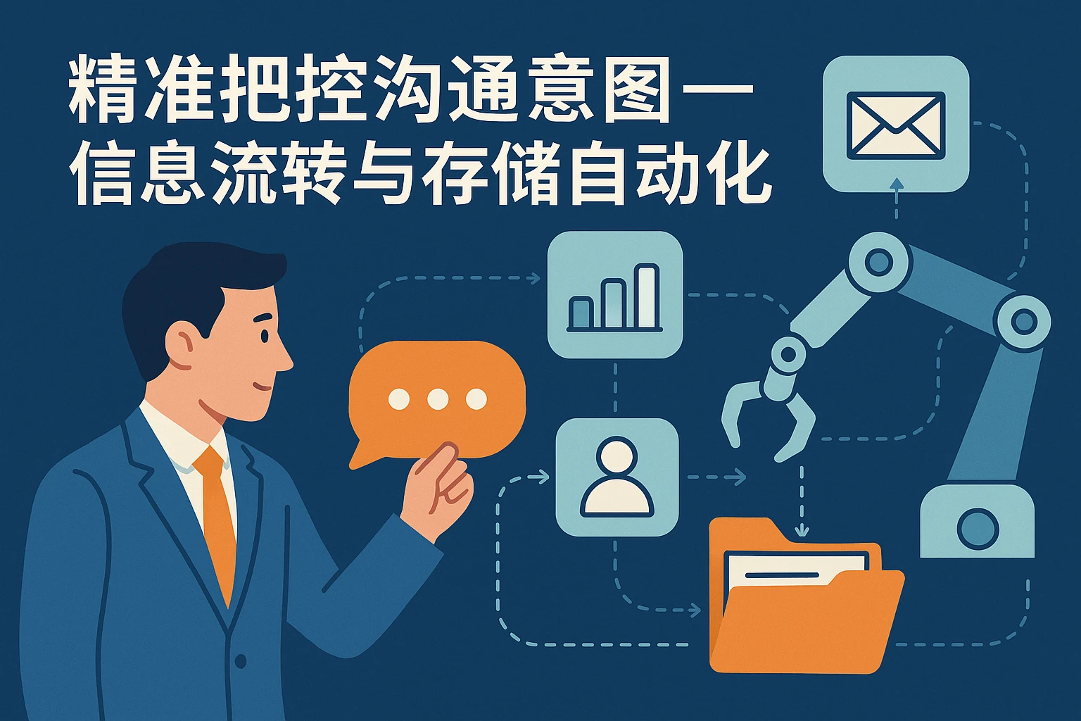精准把控沟通意图——信息流转与存储自动化