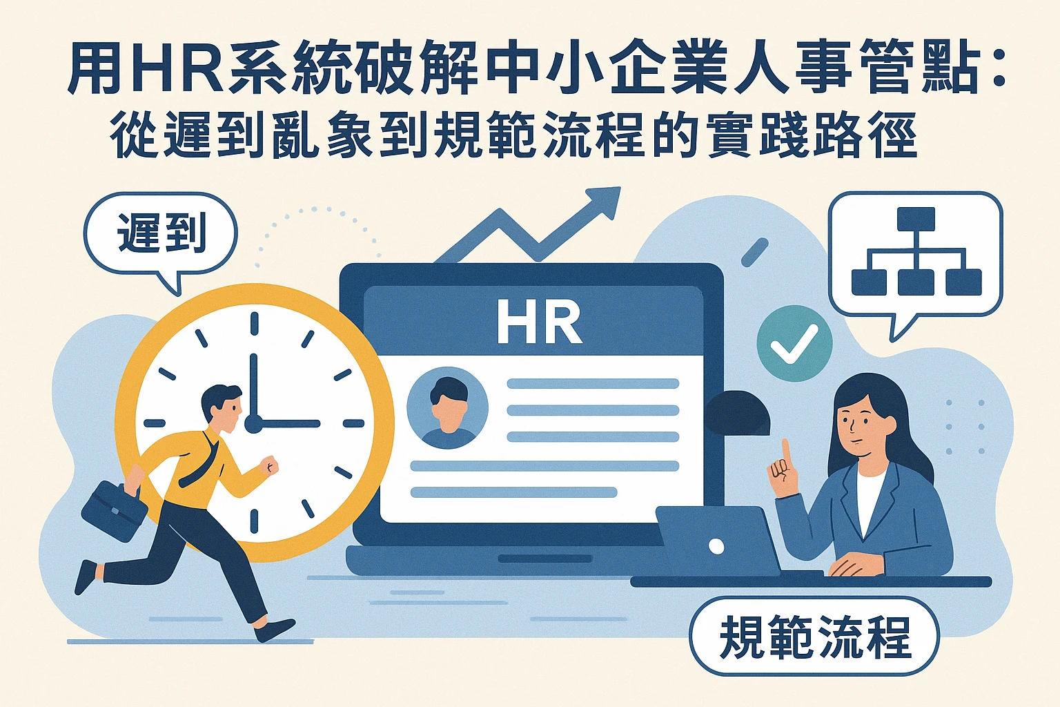 用HR系统破解中小企业人事管理痛点：从迟到乱象到规范流程的实践路径