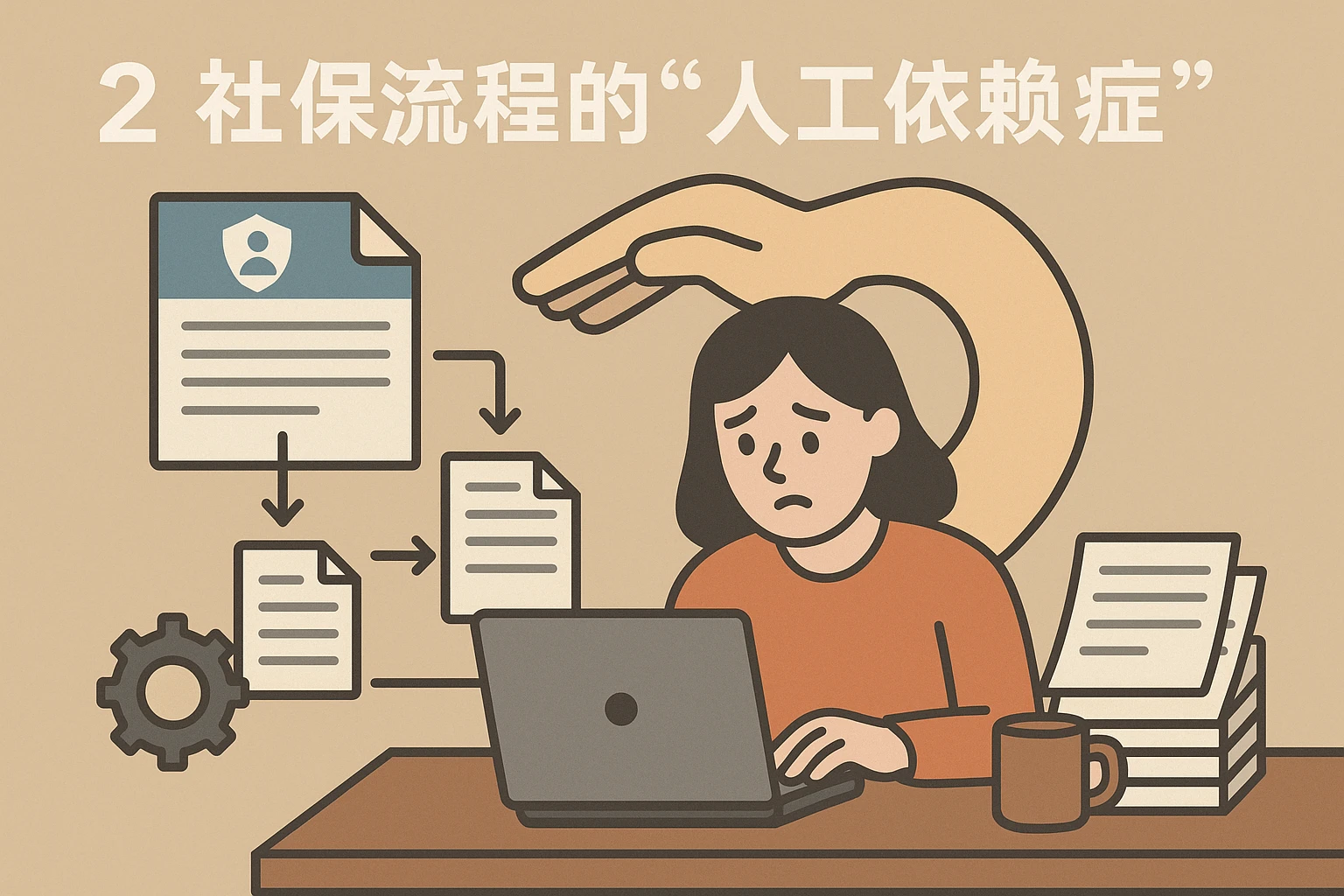2. 社保流程的“人工依赖症”