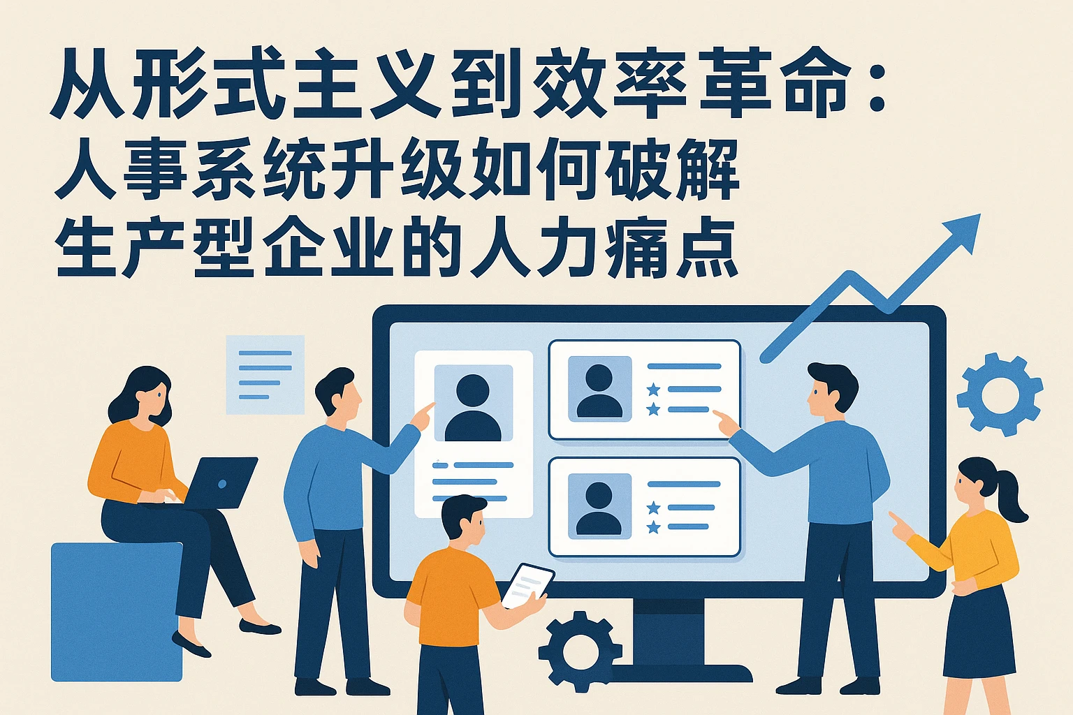 从形式主义到效率革命：人事系统升级如何破解生产型企业的人力痛点