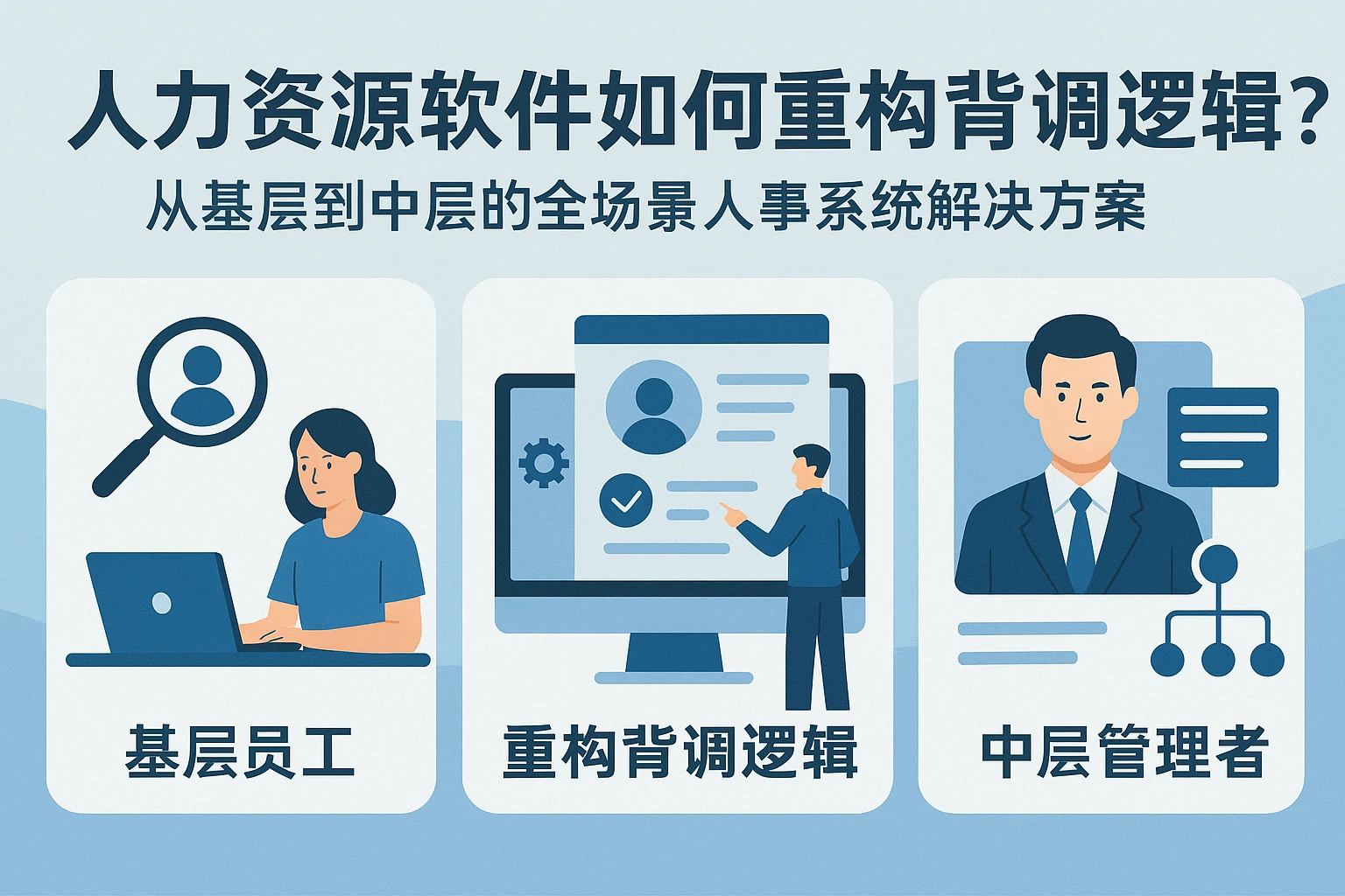 人力资源软件如何重构背调逻辑？从基层到中层的全场景人事系统解决方案