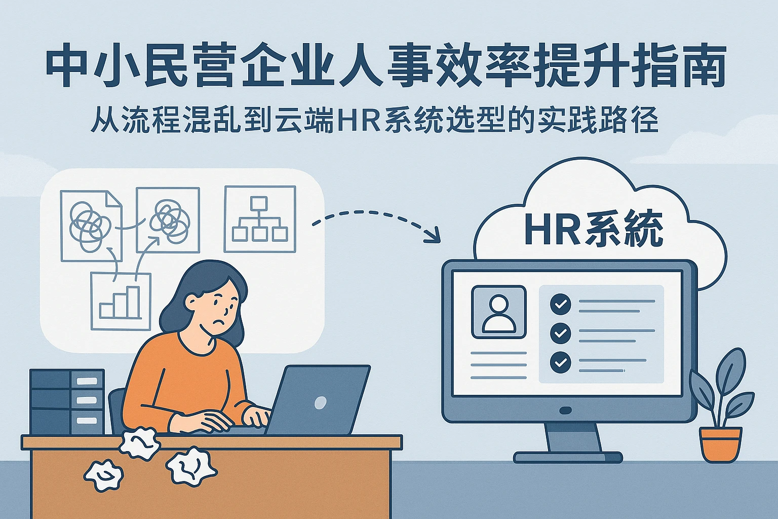 中小民营企业人事效率提升指南：从流程混乱到云端HR系统选型的实践路径