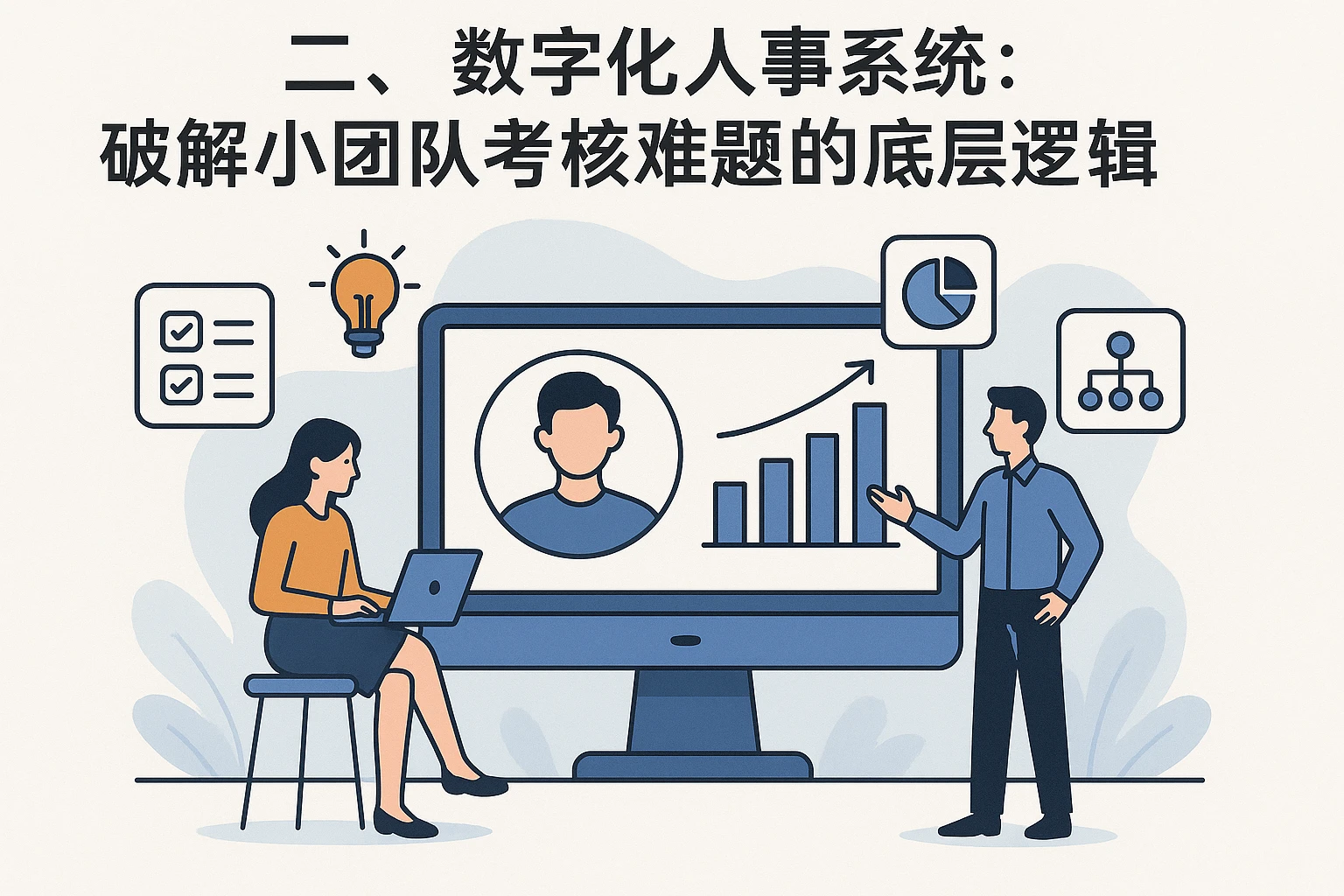 二、数字化人事系统：破解小团队考核难题的底层逻辑
