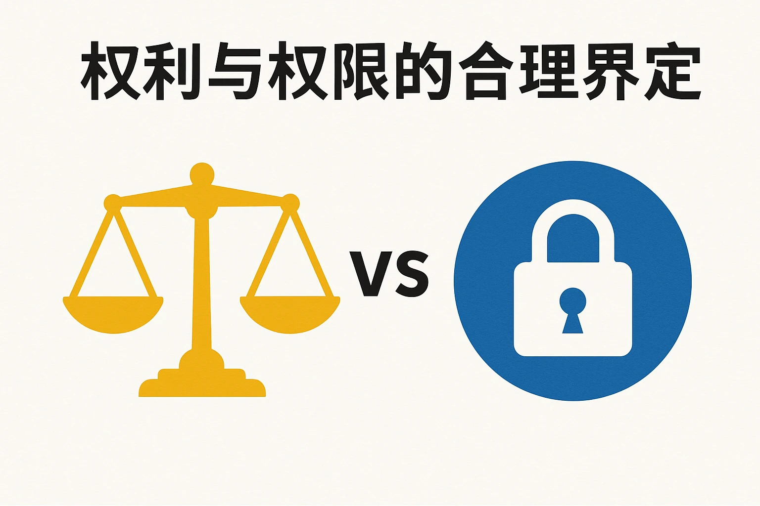 权利与权限的合理界定