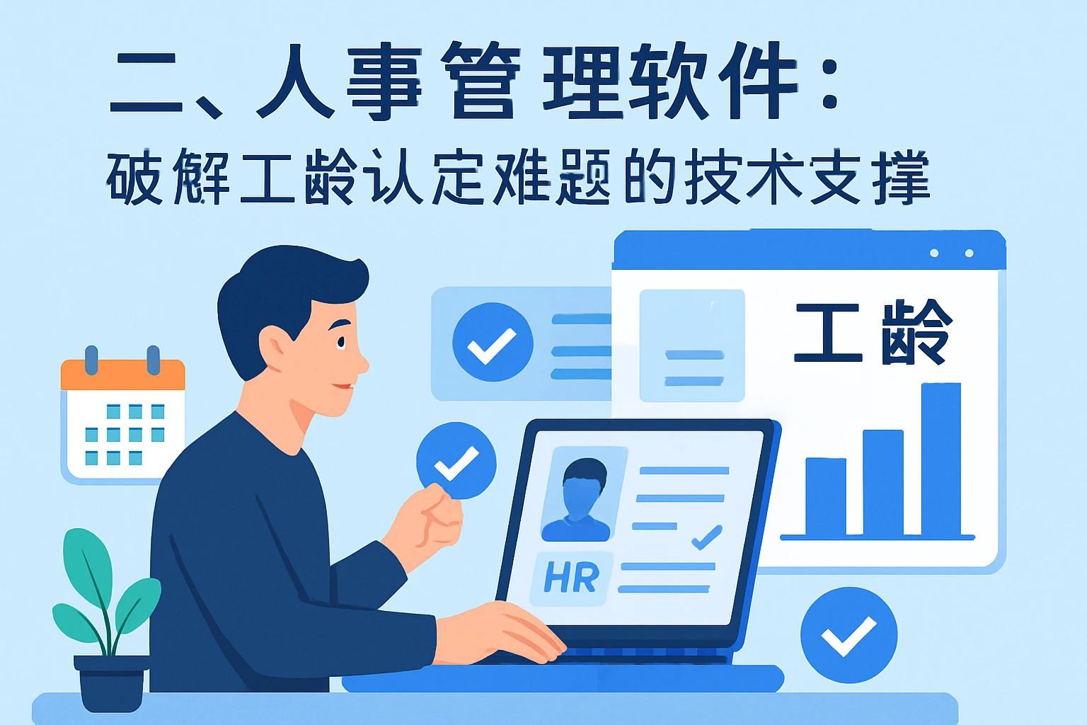 二、人事管理软件：破解工龄认定难题的技术支撑