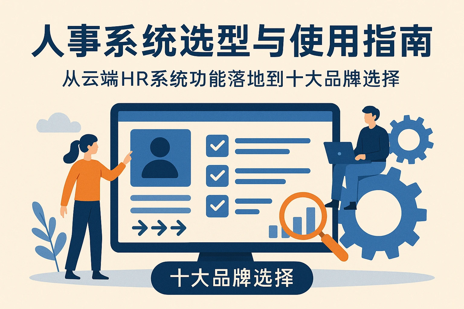 人事系统选型与使用指南：从云端HR系统功能落地到十大品牌选择