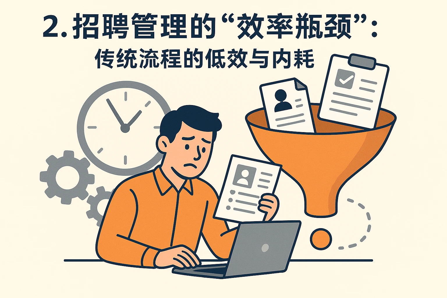 2. 招聘管理的“效率瓶颈”：传统流程的低效与内耗