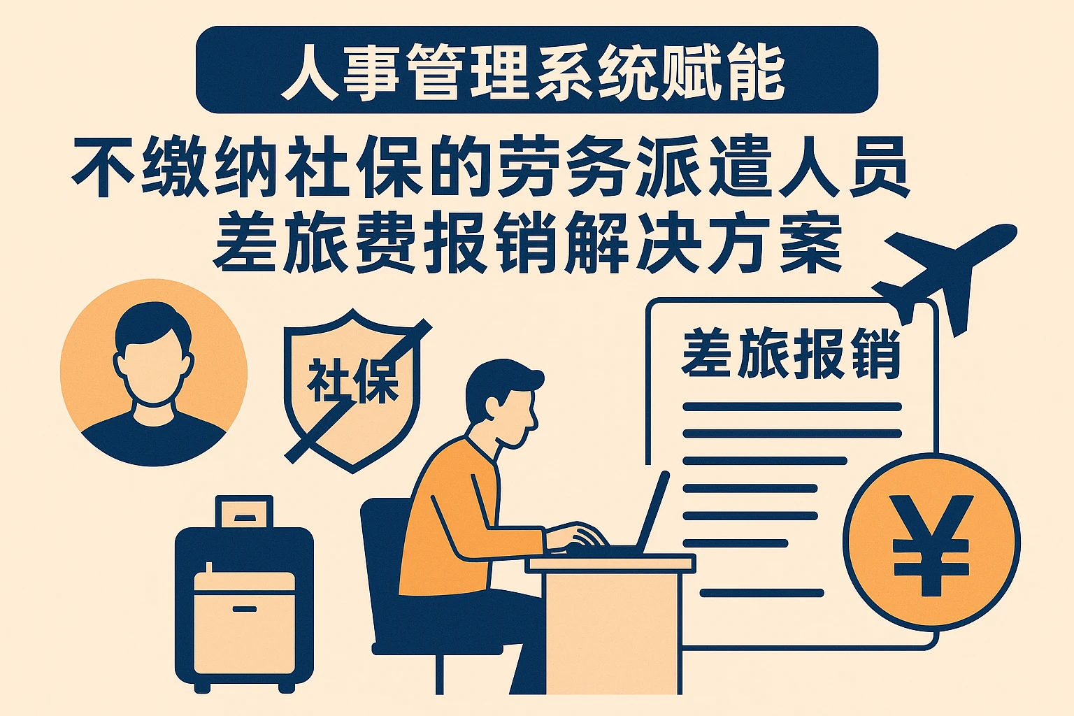 人事管理系统赋能：不缴纳社保的劳务派遣人员差旅费报销解决方案