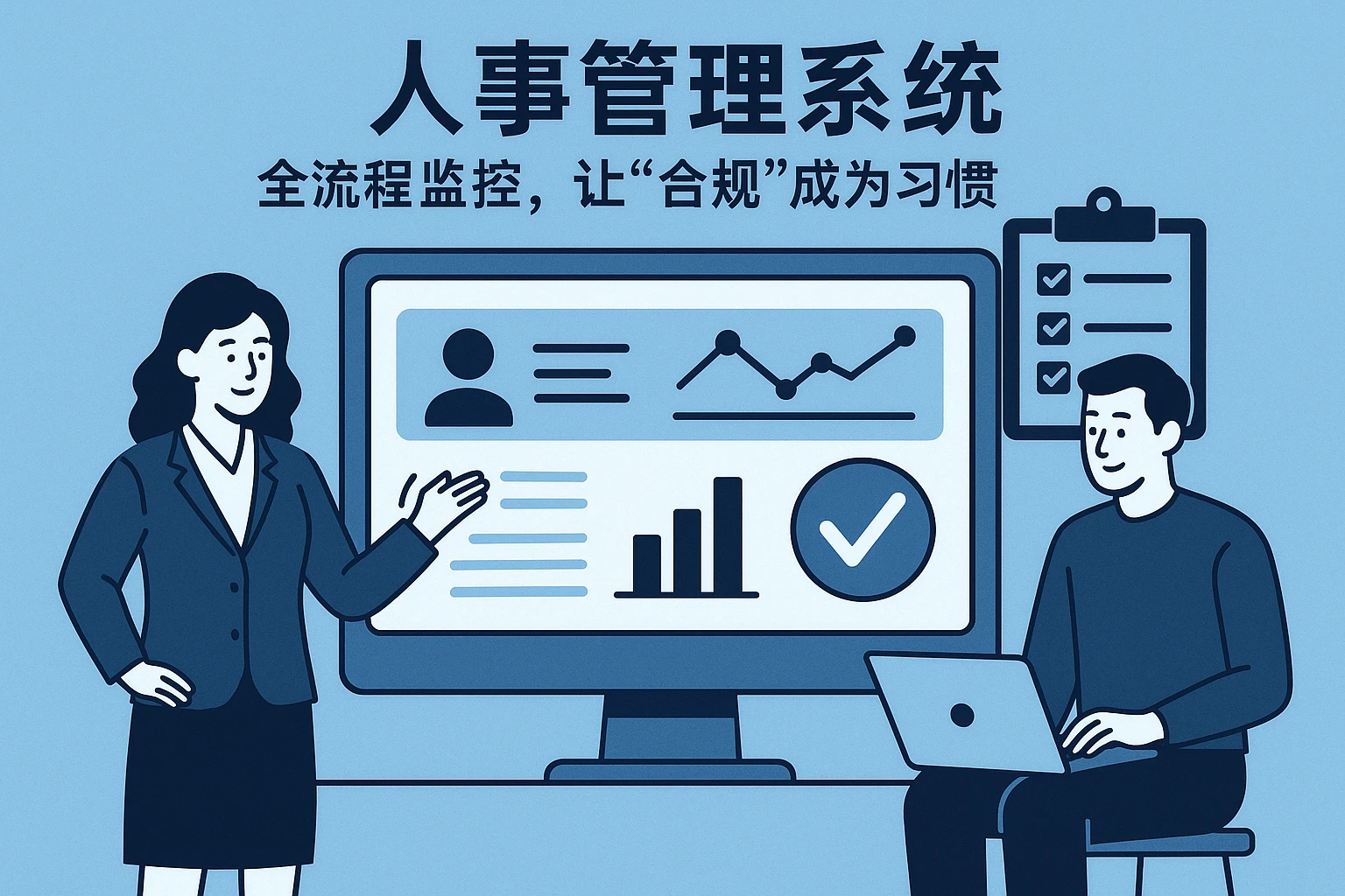 2. 人事管理系统：全流程监控，让“合规”成为习惯