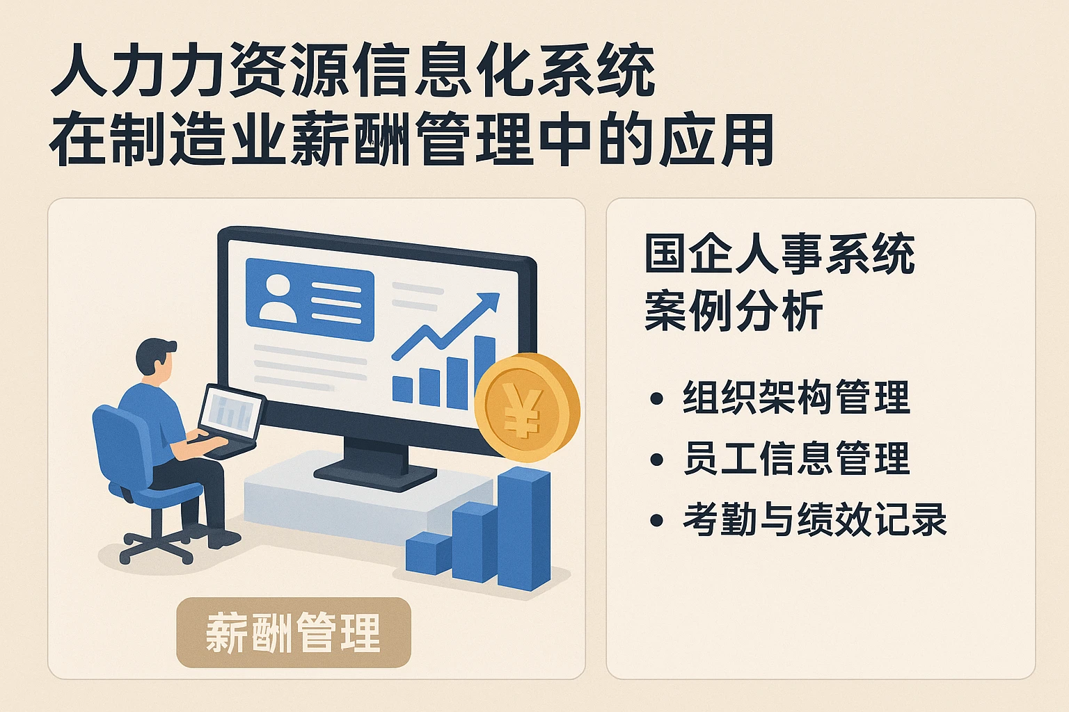 人力资源信息化系统在制造业薪酬管理中的应用与国企人事系统案例分析