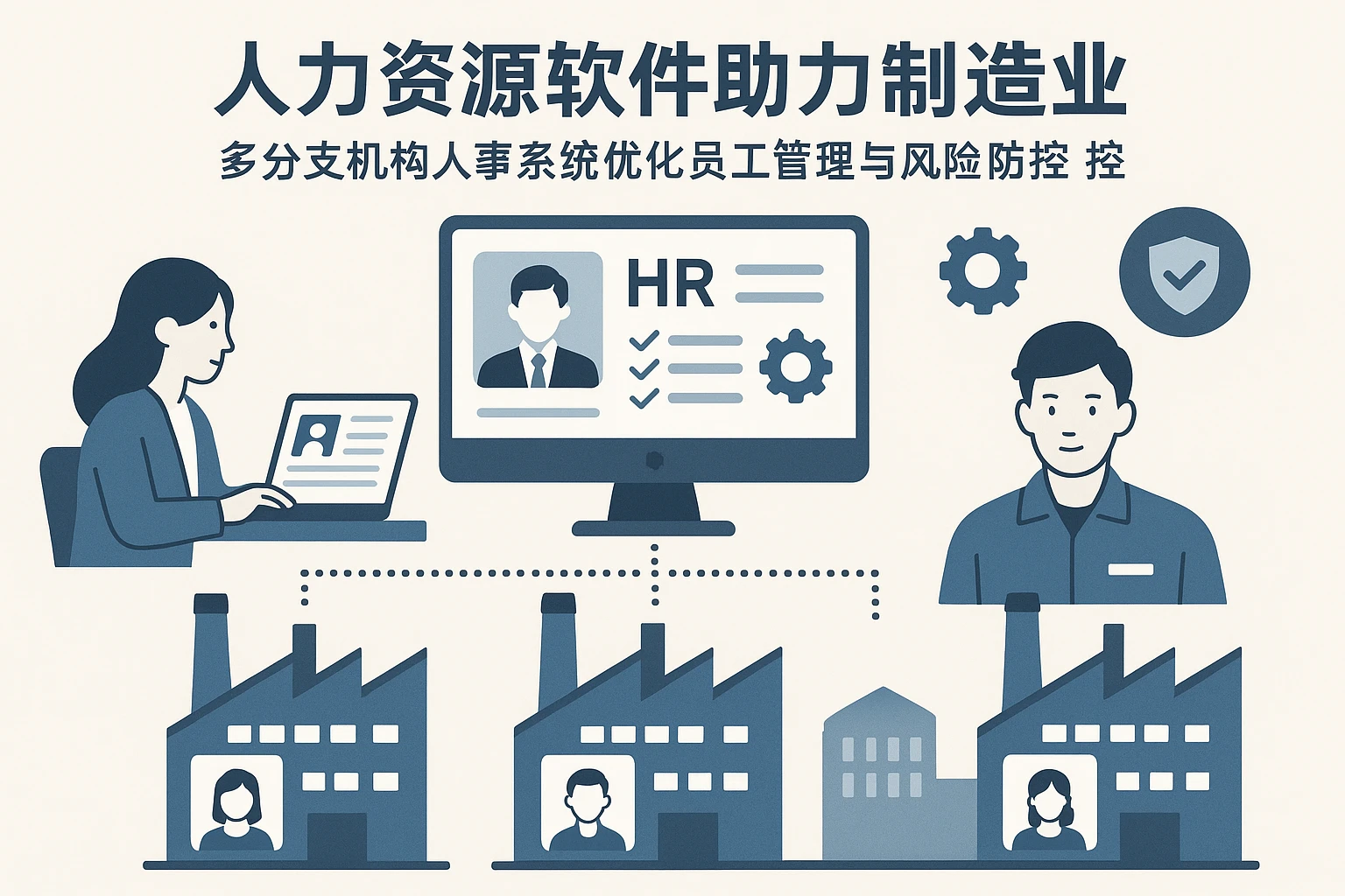人力资源软件助力制造业：多分支机构人事系统优化员工管理与风险防控