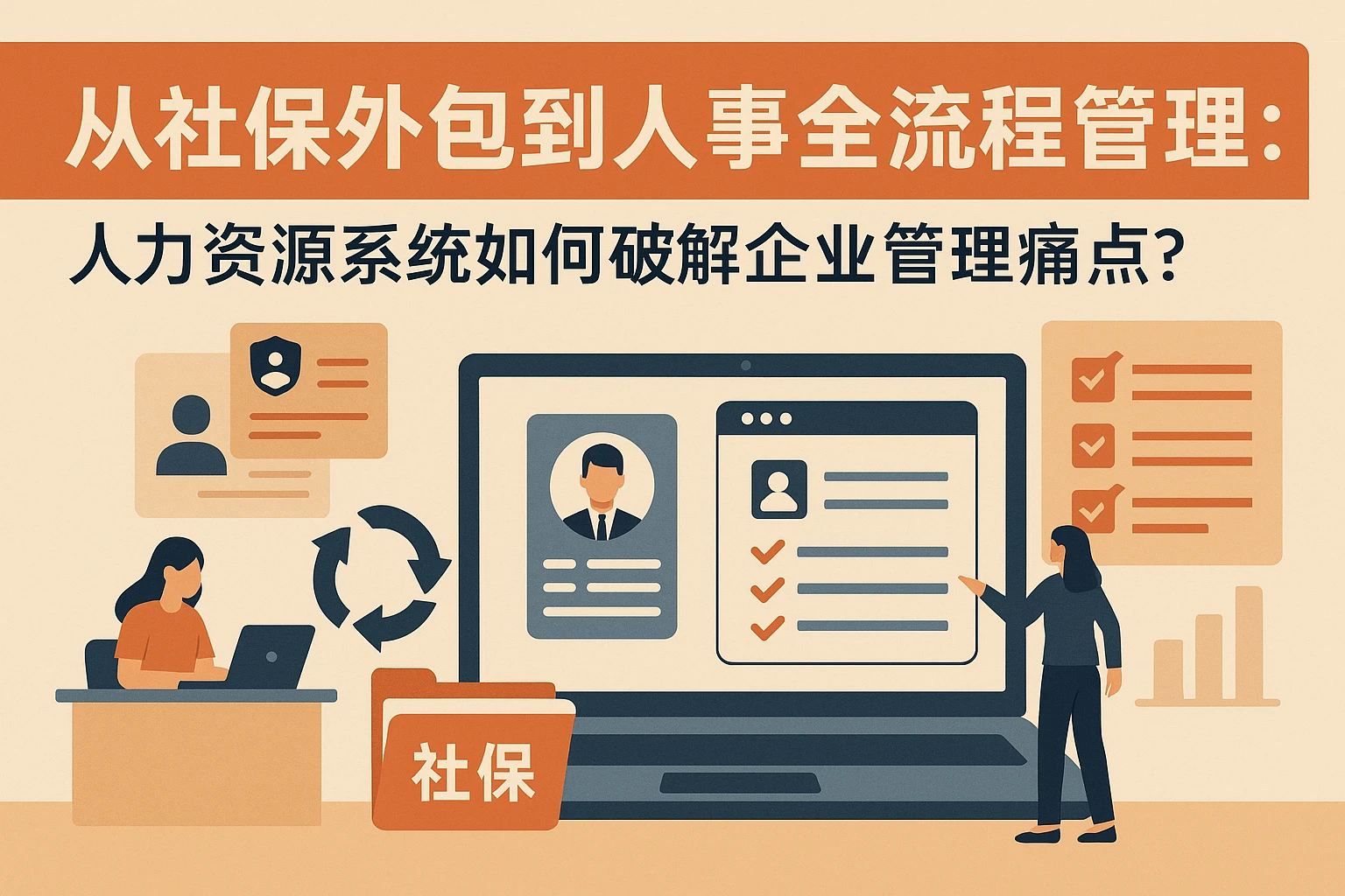 从社保外包到人事全流程管理：人力资源系统如何破解企业管理痛点？