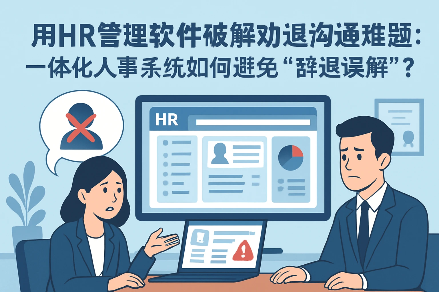 用HR管理软件破解劝退沟通难题：一体化人事系统如何避免“辞退误解”？