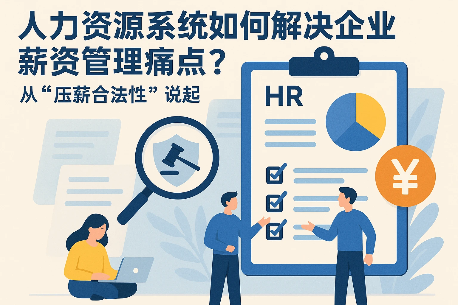 人力资源系统如何解决企业薪资管理痛点？从“压薪合法性”说起