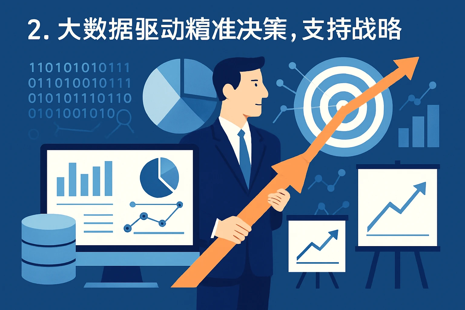 2. 大数据驱动精准决策，支持战略