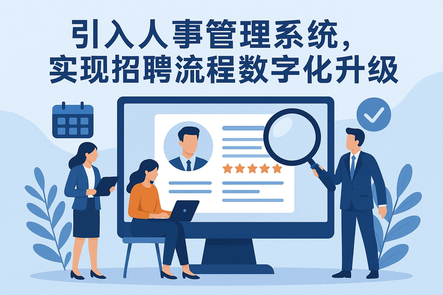 引入人事管理系统，实现招聘流程数字化升级