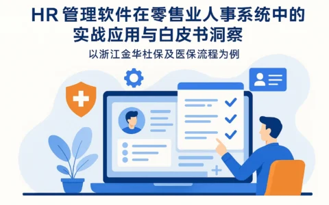 HR管理软件在零售业人事系统中的实战应用与白皮书洞察——以浙江金华社保及医保流程为例