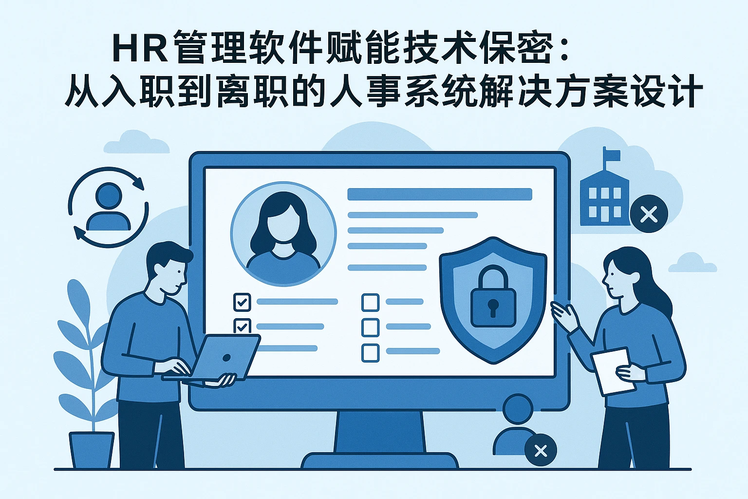 HR管理软件赋能技术保密：从入职到离职的人事系统解决方案设计