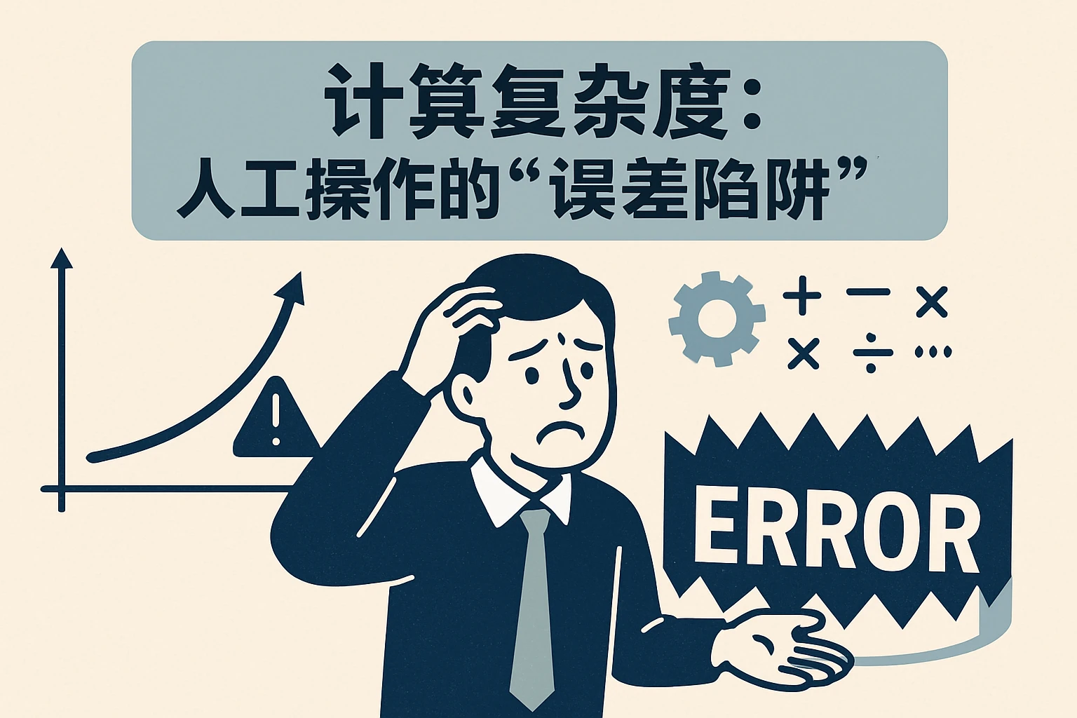 2. 计算复杂度：人工操作的“误差陷阱”