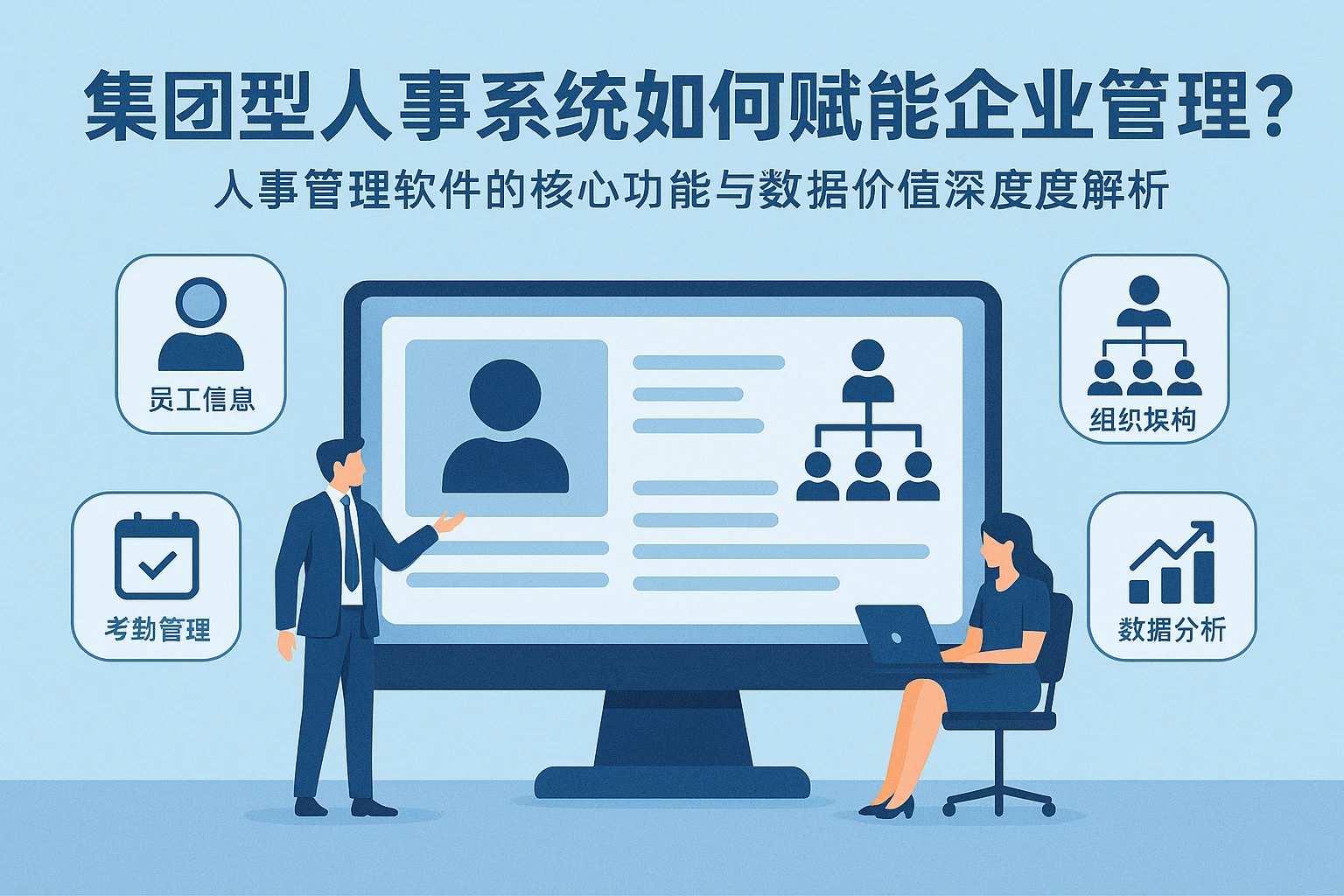 集团型人事系统如何赋能企业管理?人事管理软件的核心功能与数据价值深度解析