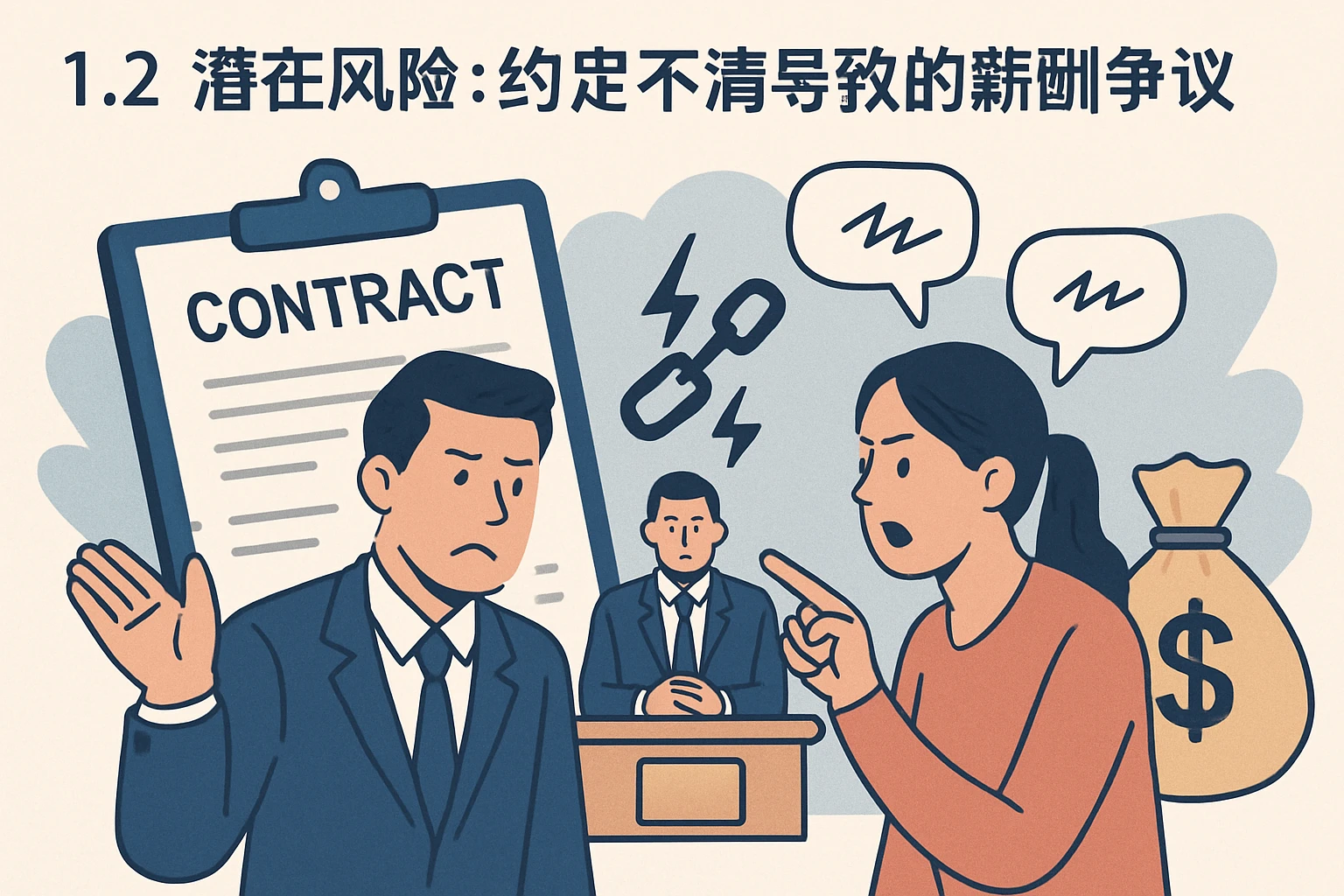 1.2 潜在风险：约定不清导致的薪酬争议