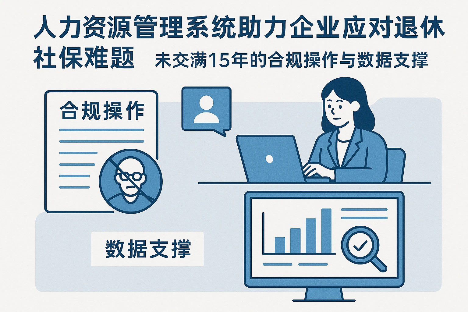 人力资源管理系统助力企业应对退休社保难题：未交满15年的合规操作与数据支撑