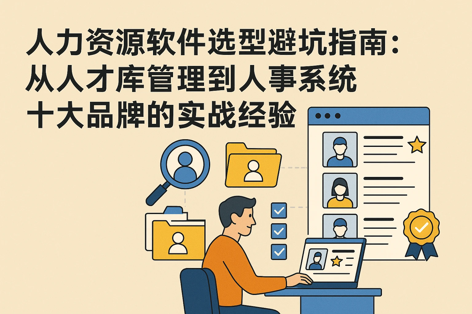 人力资源软件选型避坑指南：从人才库管理到人事系统十大品牌的实战经验