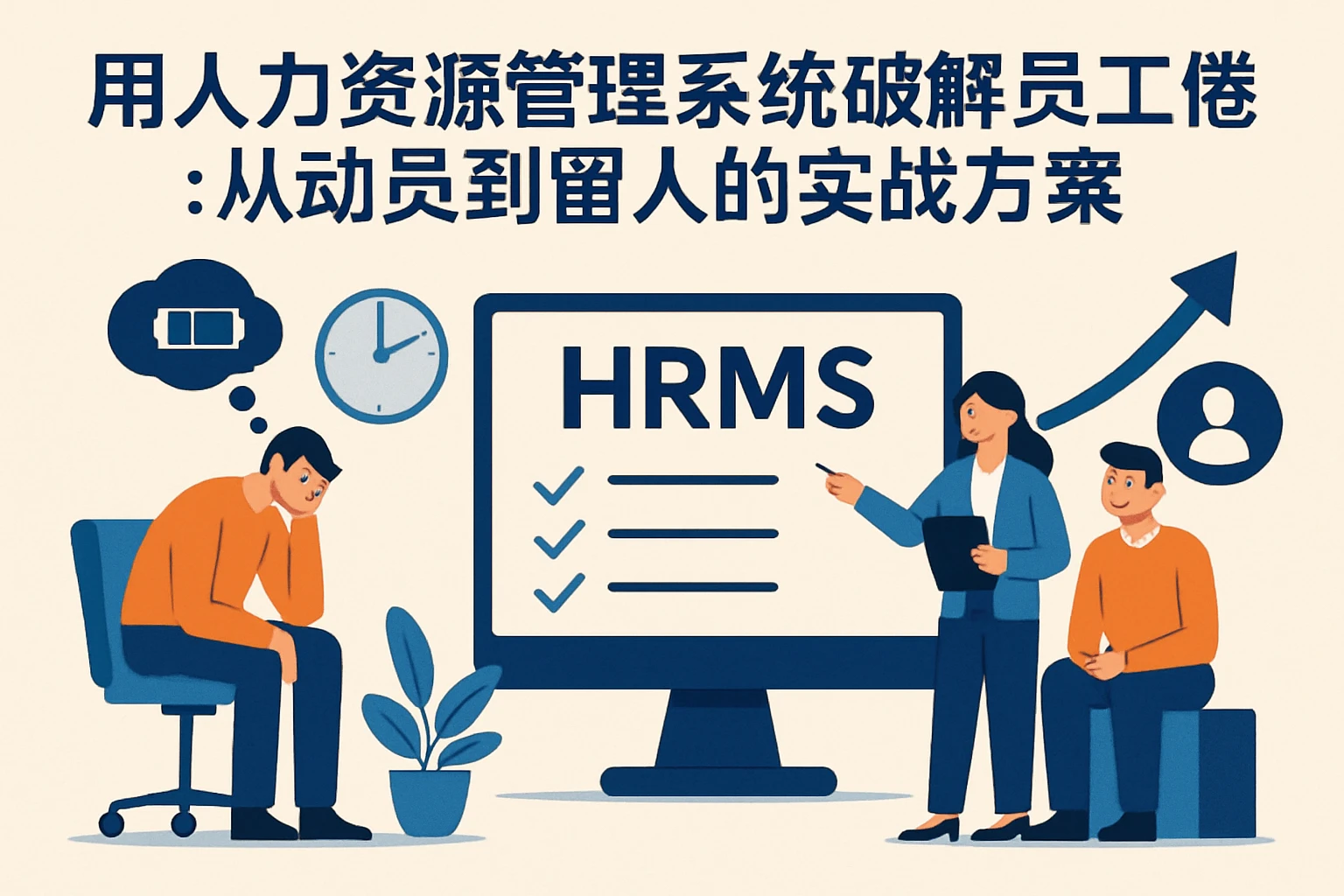 用人力资源管理系统破解员工倦怠：从动员到留人的实战方案