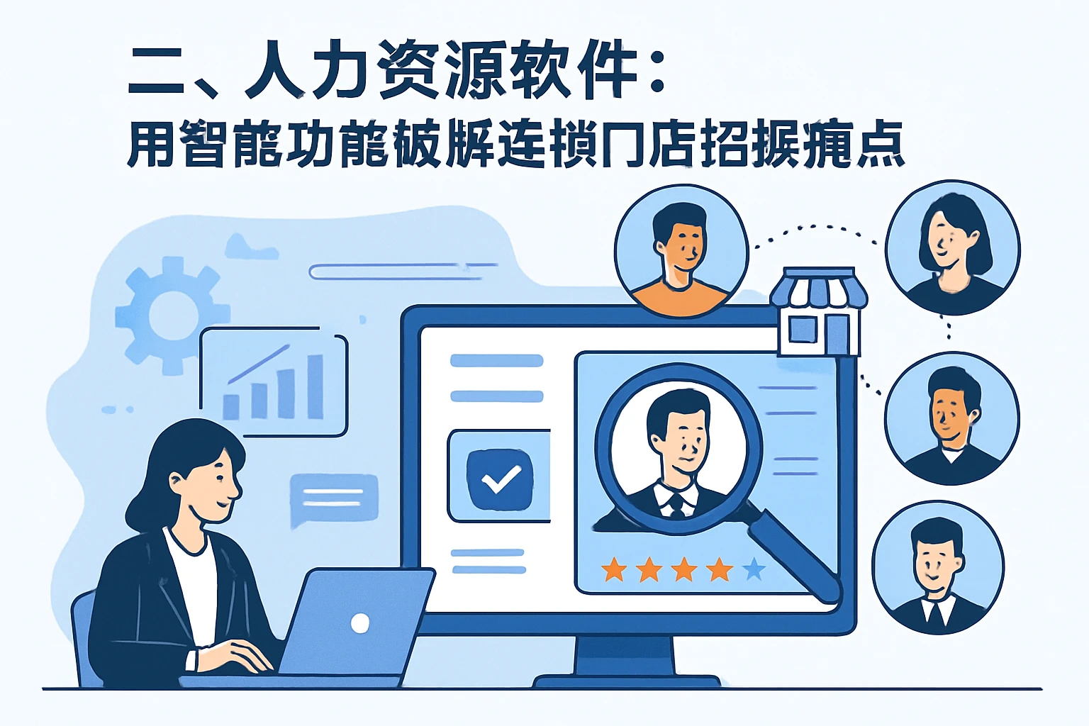 二、人力资源软件：用智能功能破解连锁门店招聘痛点