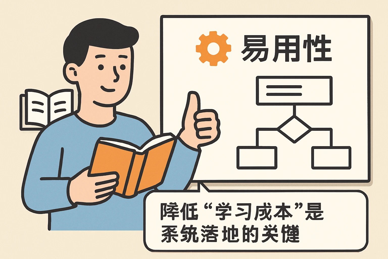 2. 易用性：降低“学习成本”是系统落地的关键