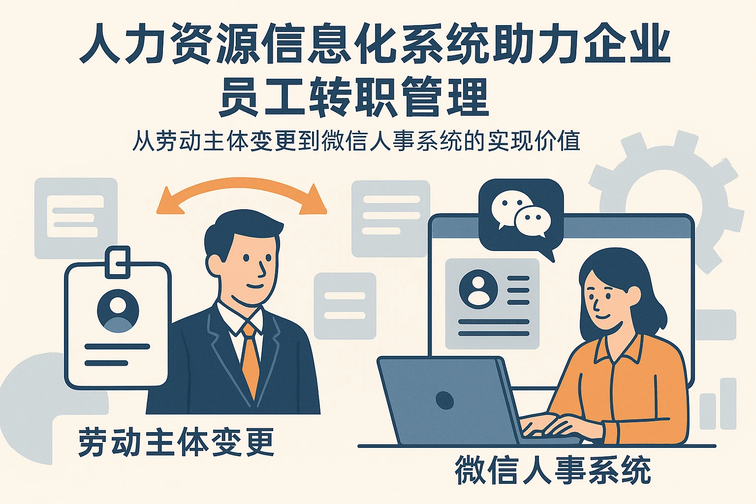 人力资源信息化系统助力企业员工转职管理：从劳动主体变更到微信人事系统的实践价值