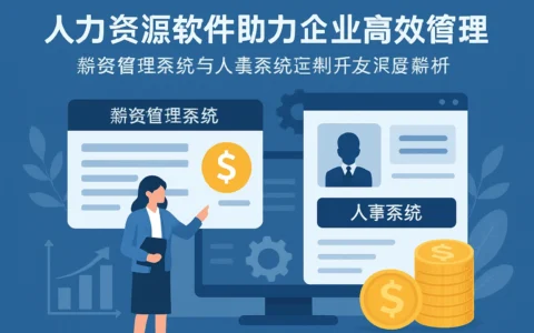 人力资源软件助力企业高效管理：薪资管理系统与人事系统定制开发深度解析
