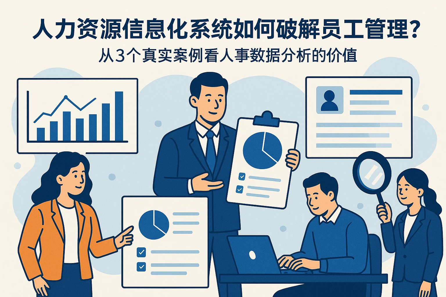 人力资源信息化系统如何破解员工管理难题？从3个真实案例看人事数据分析的价值