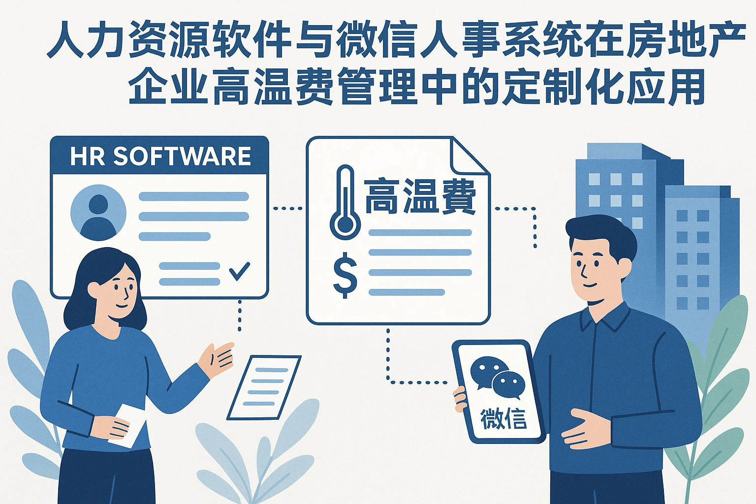 人力资源软件与微信人事系统在房地产企业高温费管理中的定制化应用
