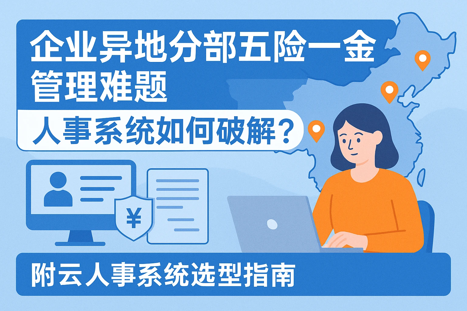 企业异地分部五险一金管理难题：人事系统如何破解？附云人事系统选型指南