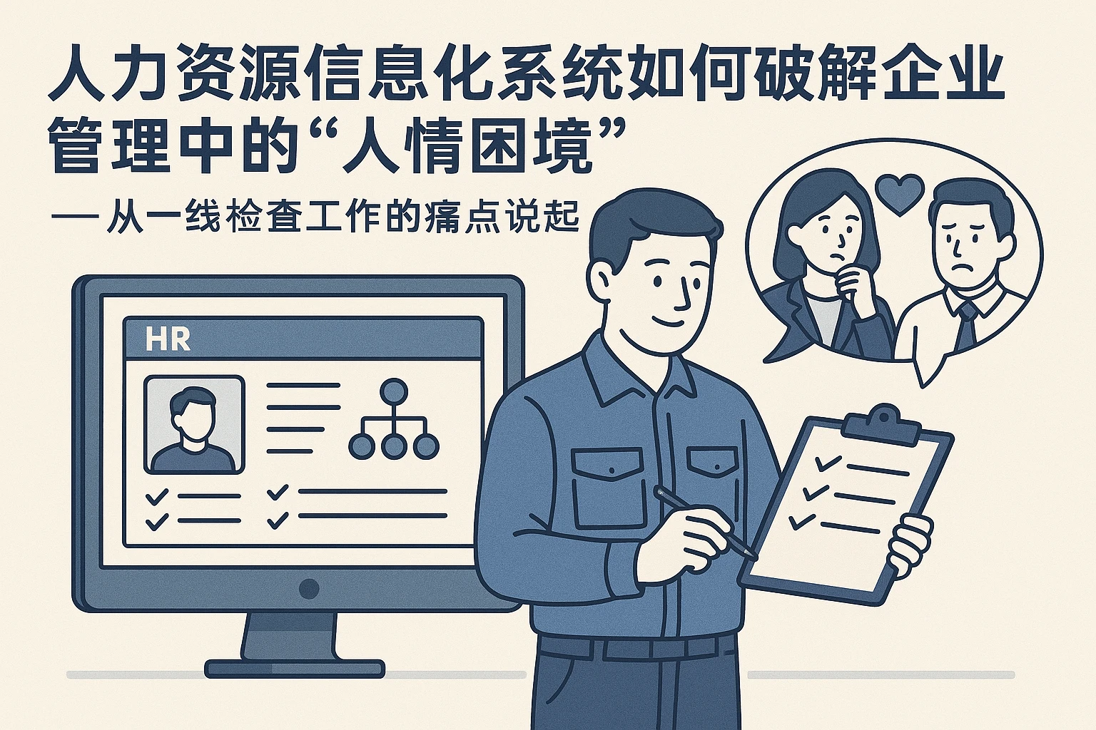 人力资源信息化系统如何破解企业管理中的“人情困境”——从一线检查工作的痛点说起