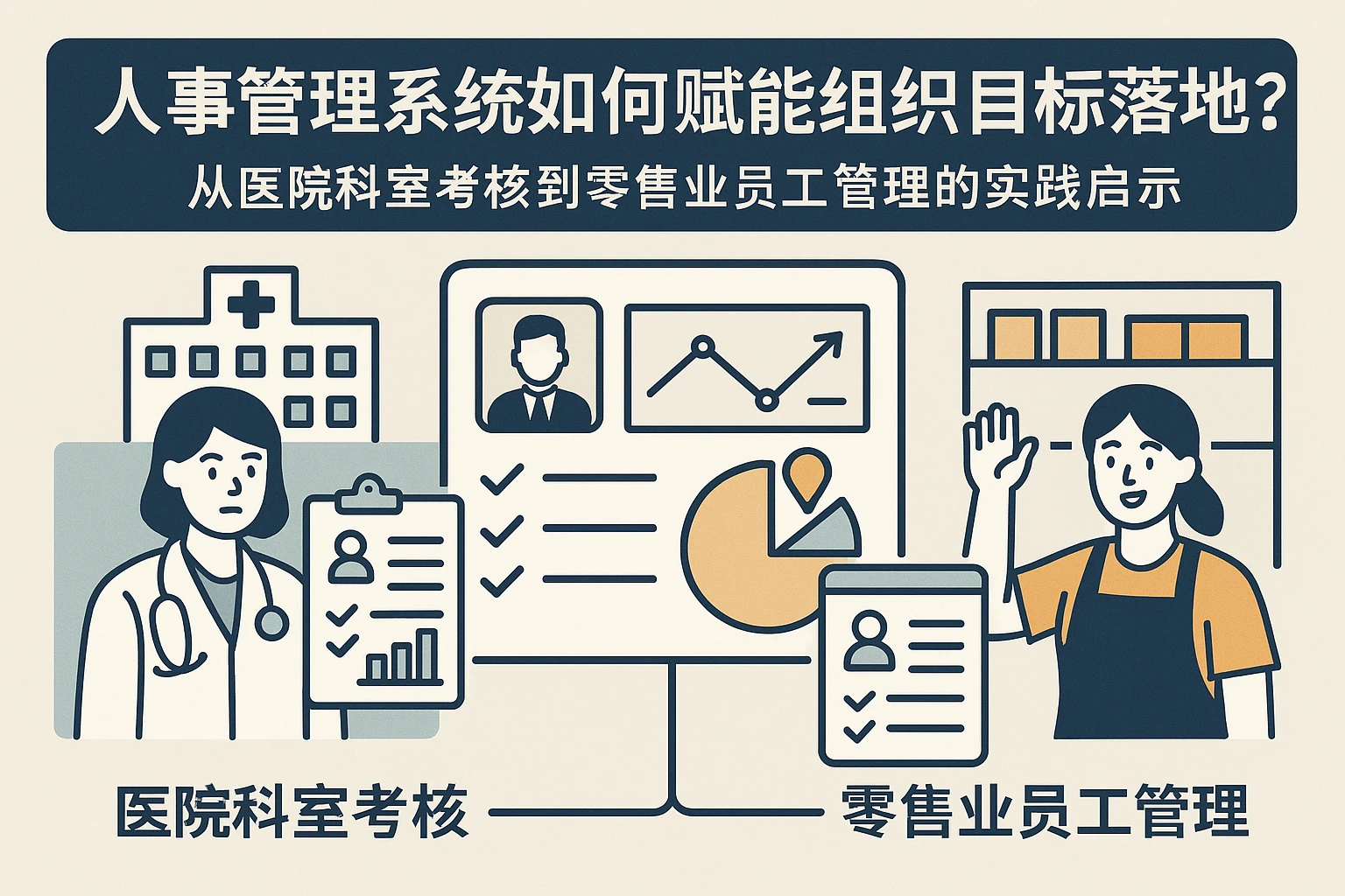 人事管理系统如何赋能组织目标落地？从医院科室考核到零售业员工管理的实践启示