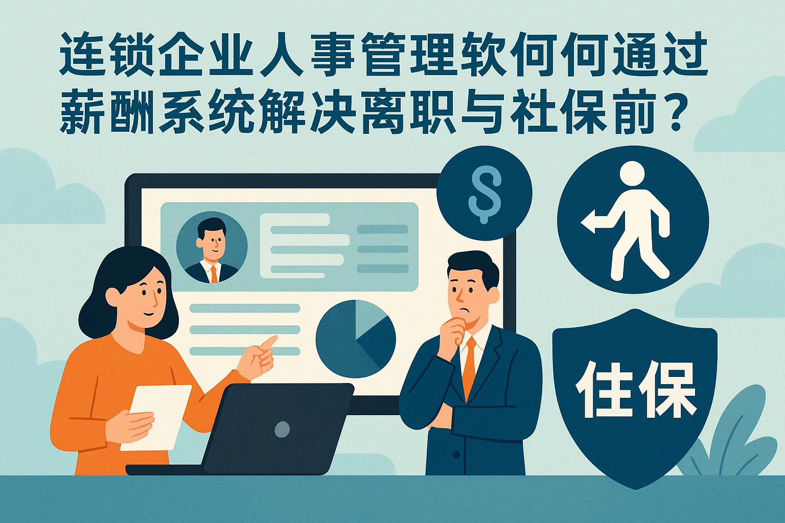 连锁企业人事管理软件如何通过薪酬系统解决离职与社保痛点？