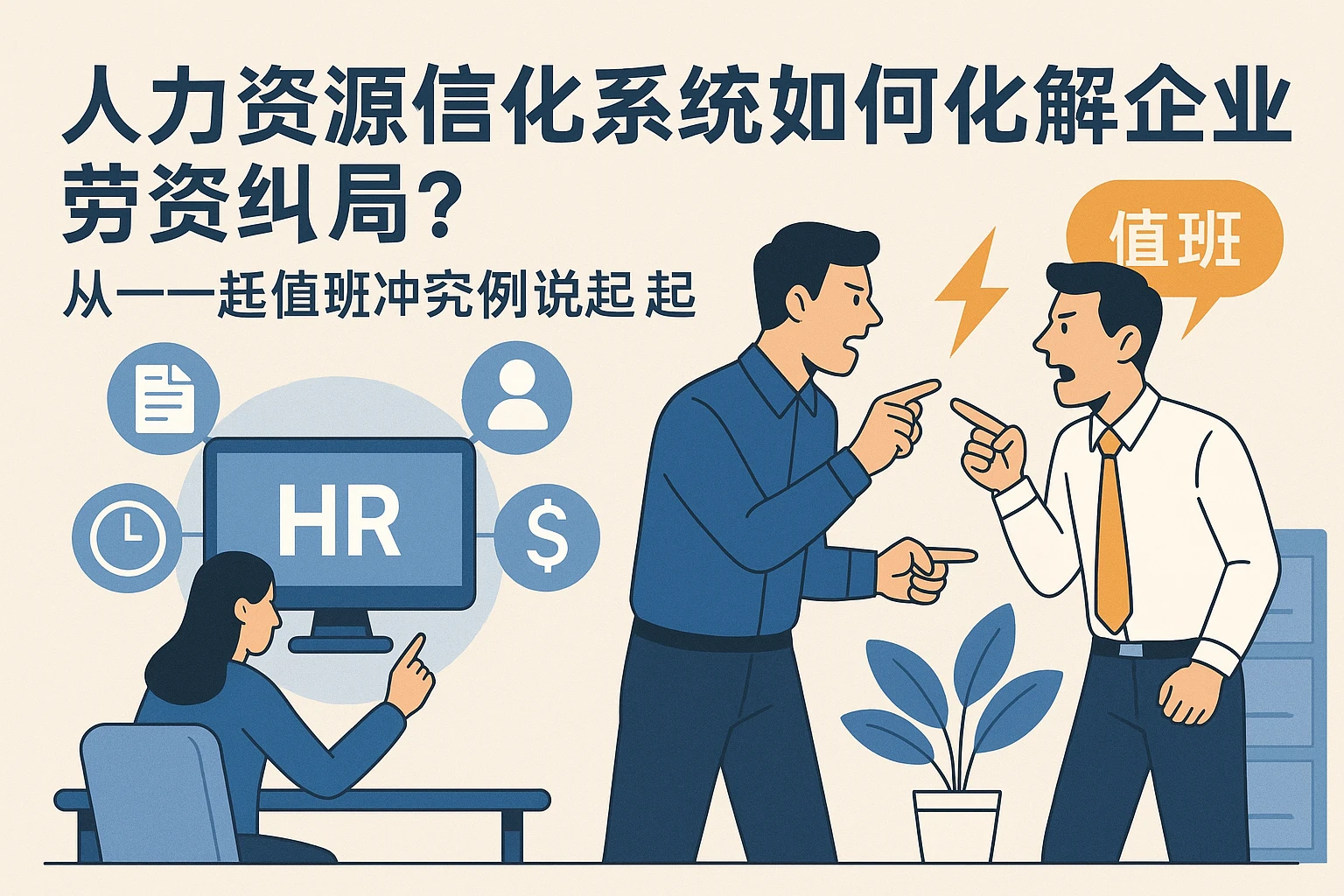 人力资源信息化系统如何化解企业劳资纠纷？从一起值班冲突案例说起