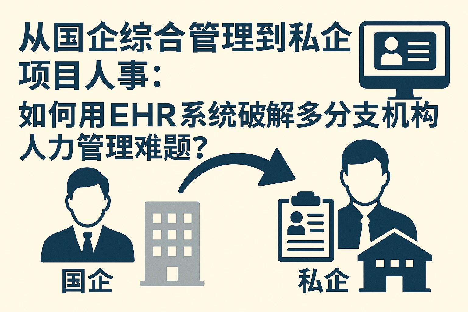 从国企综合管理到私企项目人事：如何用EHR系统破解多分支机构人力管理难题？