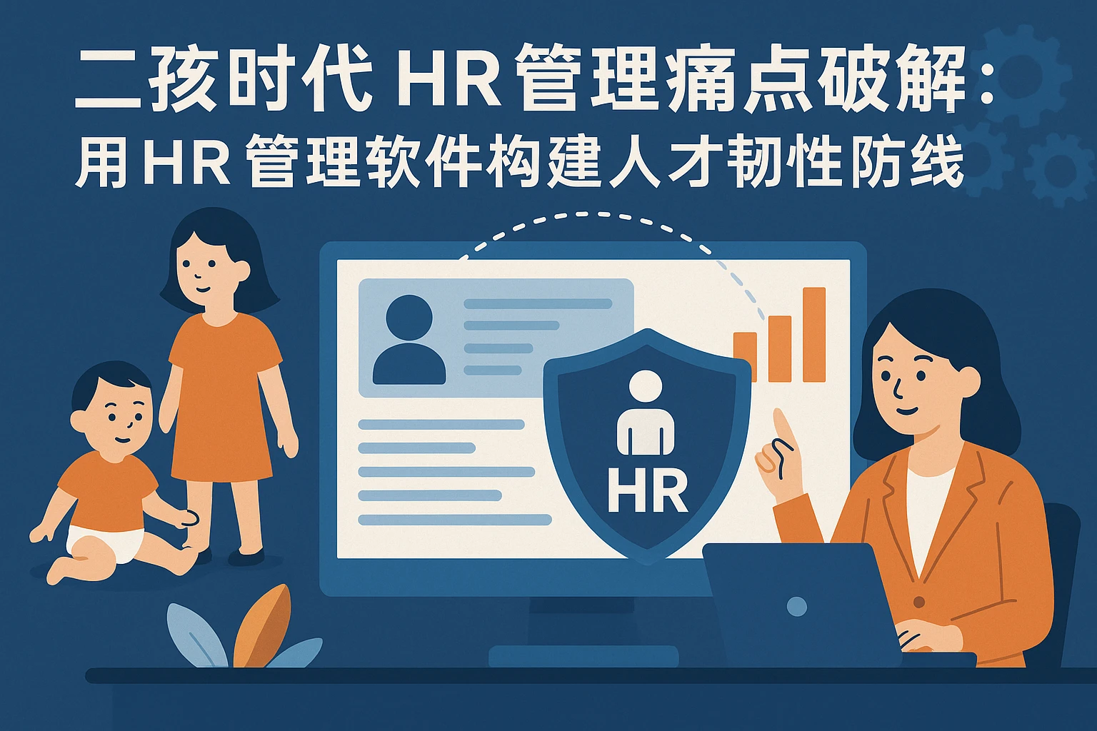 二孩时代HR管理痛点破解：用HR管理软件构建人才韧性防线
