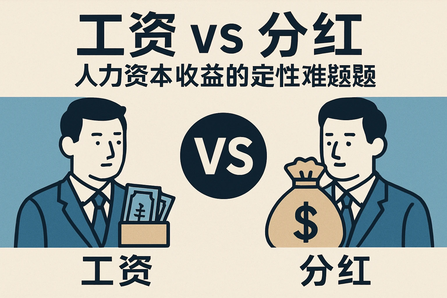 2. 工资vs分红：人力资本收益的定性难题