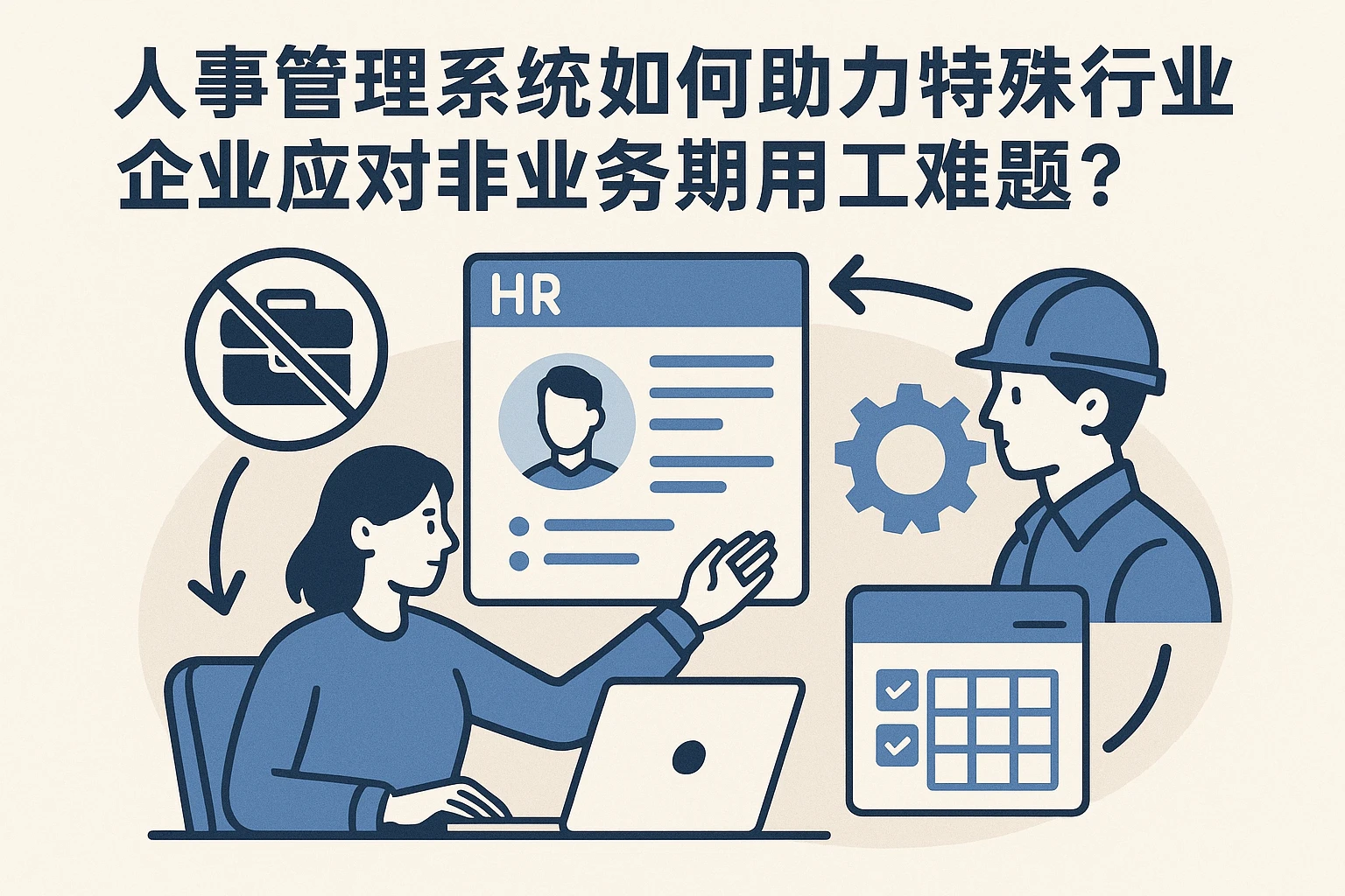 人事管理系统如何助力特殊行业企业应对非业务期用工难题？