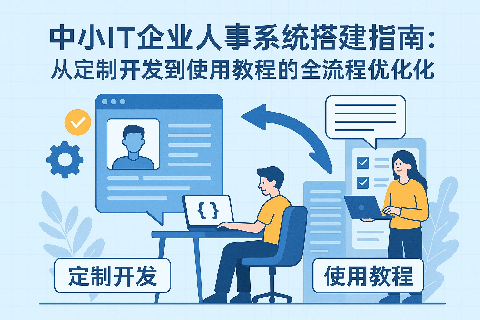 中小IT企业人事系统搭建指南：从定制开发到使用教程的全流程优化