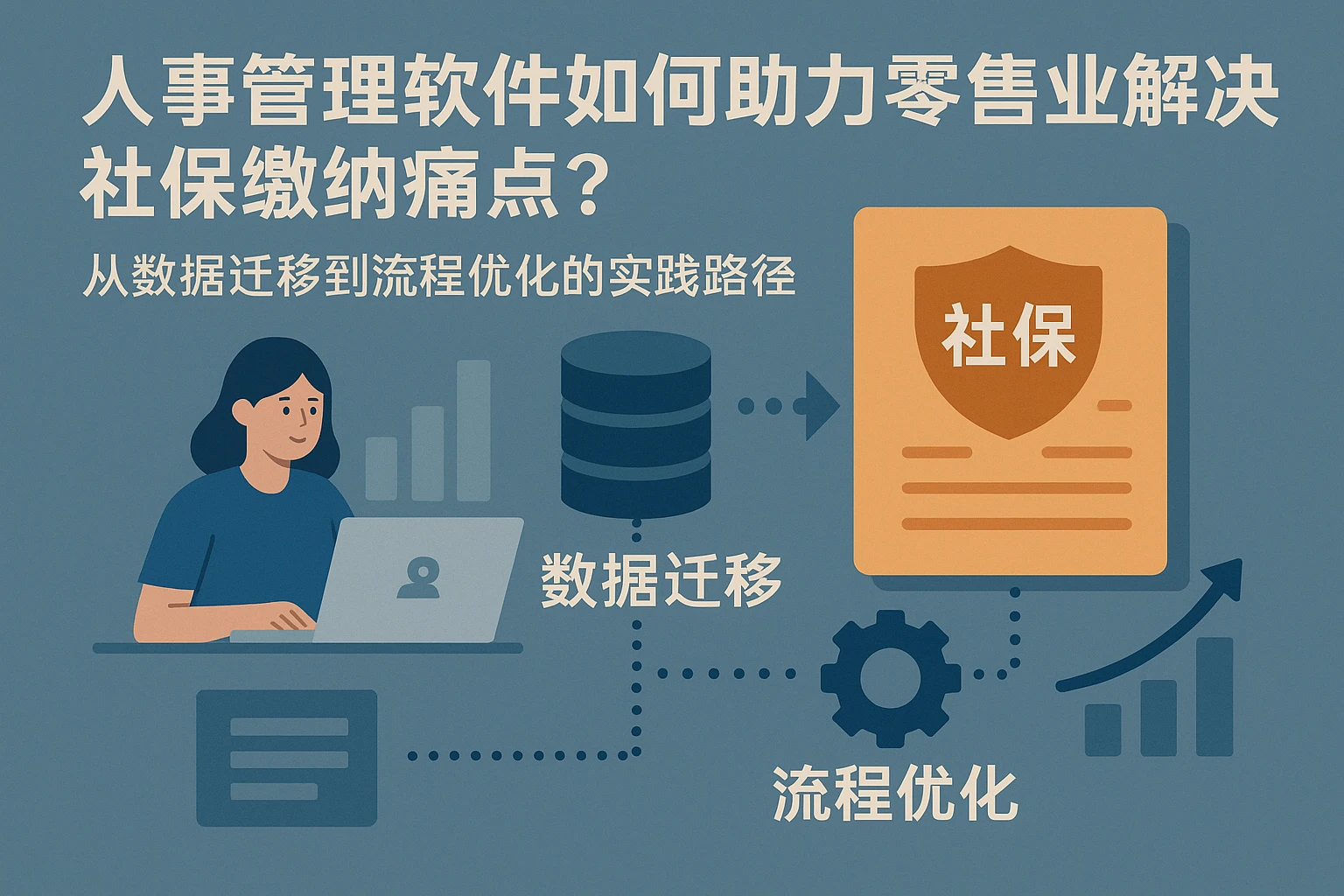 人事管理软件如何助力零售业解决社保缴纳痛点？从数据迁移到流程优化的实践路径